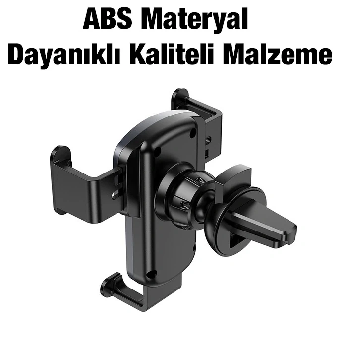 HOCO CA103 Gravity Araç Havalandırma Bölmesi Yerçekimi Araba Telefon Tutucu-(5775)