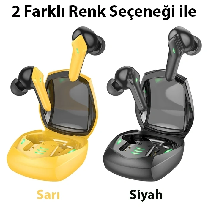Hoco EW28 Bluetooth 5.3 Magic True Wireless Gaming TWS Bluetooth Kulaklık-(5775)