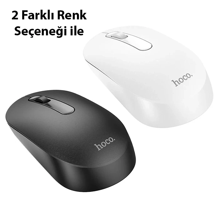HOCO GM14 Platinium 1200dPi 2.4G Bluetooth Kablosuz Optik Mouse-(5775)