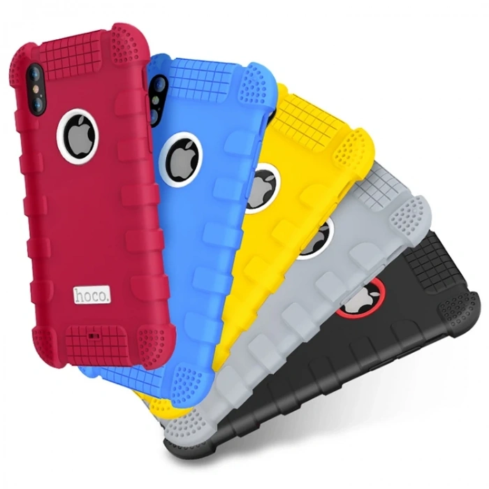 Hoco İPhone X Xs 360 Zırh Ultra Koruma Silikon Kılıf-(5775)