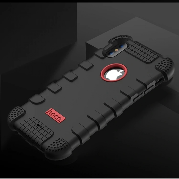 Hoco İPhone X Xs 360 Zırh Ultra Koruma Silikon Kılıf-(5775)