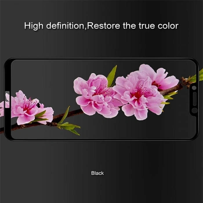 Huawei Honor Play Full Glue Tempered Full Cam Ekran Koruyucu-(5775)