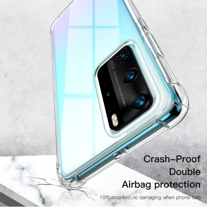 Huawei P40 Anti-Drop Darbe Emici Silikon Kılıf-(5775)