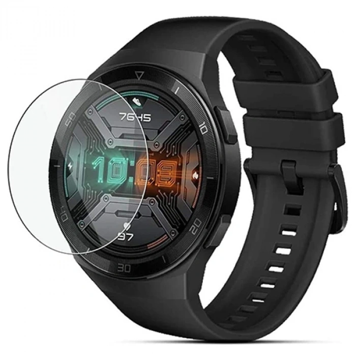 Huawei Watch GT2E Tempered Cam Kırılmaz Koruyucu-(5775)