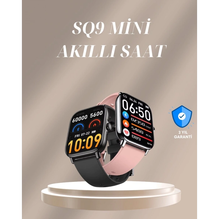 IP67 Suya Dayanıklı AMOLED Akıllı Saat Bildirim ve Sağlık Takip Özellikli