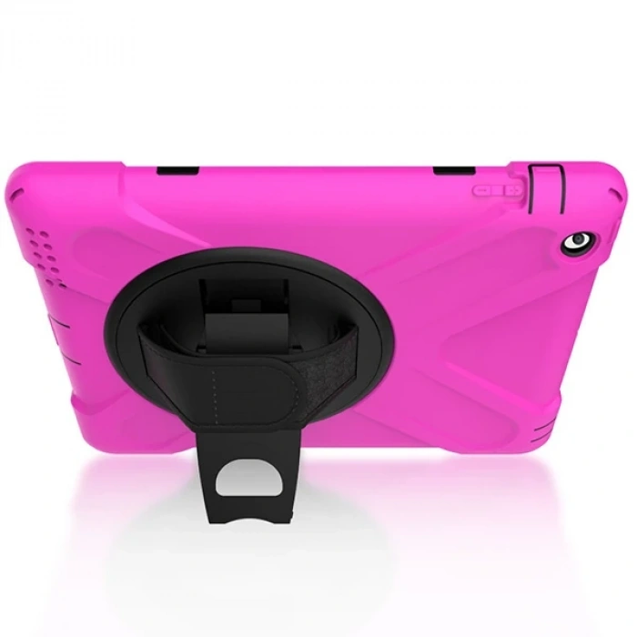 İPad 2/İPad 3/İPad 4/Shockproof 3 Katmanlı Standlı Zırh Kılıf-(5775)