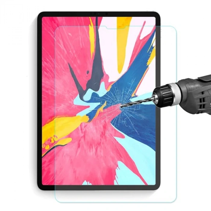 İPad Pro 12.9 2021-2020-2018 Tempered Cam Ekran Koruyucu-(5775)