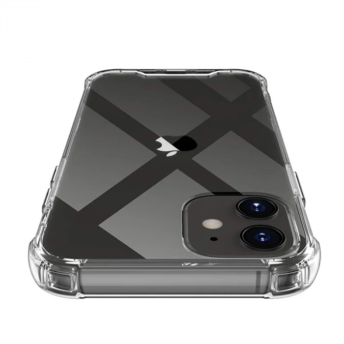 İPhone 12-İPhone 12 Pro 6.1 Anti-Drop Silikon Kılıf Shockproof-(5775)