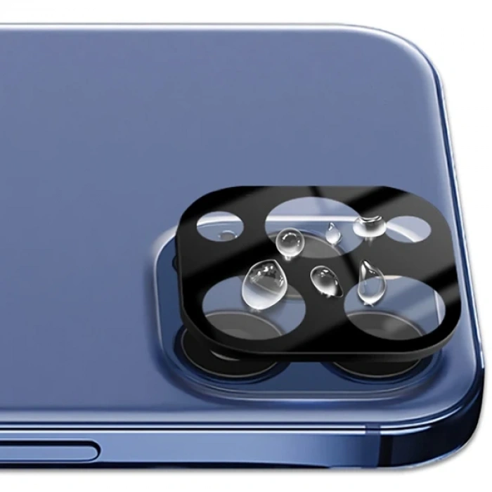 İPhone 12 Pro Max 6.7 3D full Kaplama Tempered Cam Kamera Koruyucu-(5775)