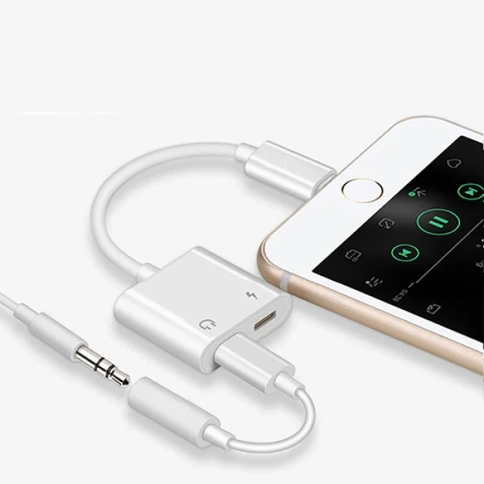 İPhone 14- 13-12-11- Lightning Kulaklık +Şarj Usb Adaptörü-(5775)