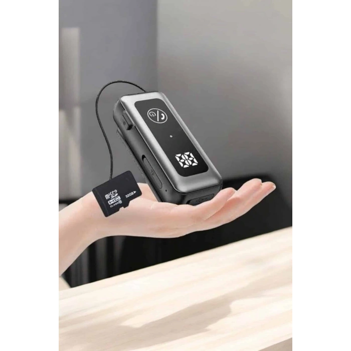 Kablolu Bluetooth Kulaklık Kulak İçi Stereo Mikrofonlu Dijital Göstergeli