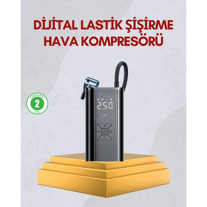 Kablosuz Kullanımlı Dijital Kontrollü Taşınabilir Şişirme Cihazı