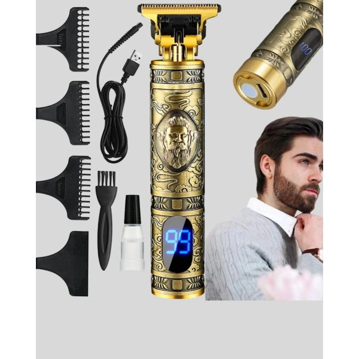 Kablosuz Şarjlı Profesyonel Tıraş Makinesi – 1800 mAh Lityum Pil