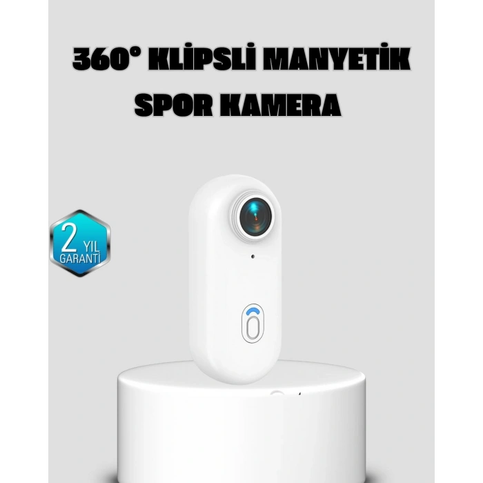 Kompakt 1080P Aksiyon Kamerası Suya Dayanıklı WiFi ve 120° Geniş Açı