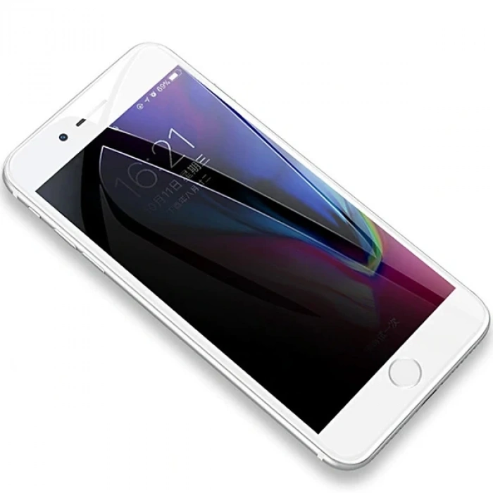 KUULAA İPhone 6S-6 Plus 3d Full Privacy Gizlilik Kırılmaz Cam Ekran Koruyucu-(5775)