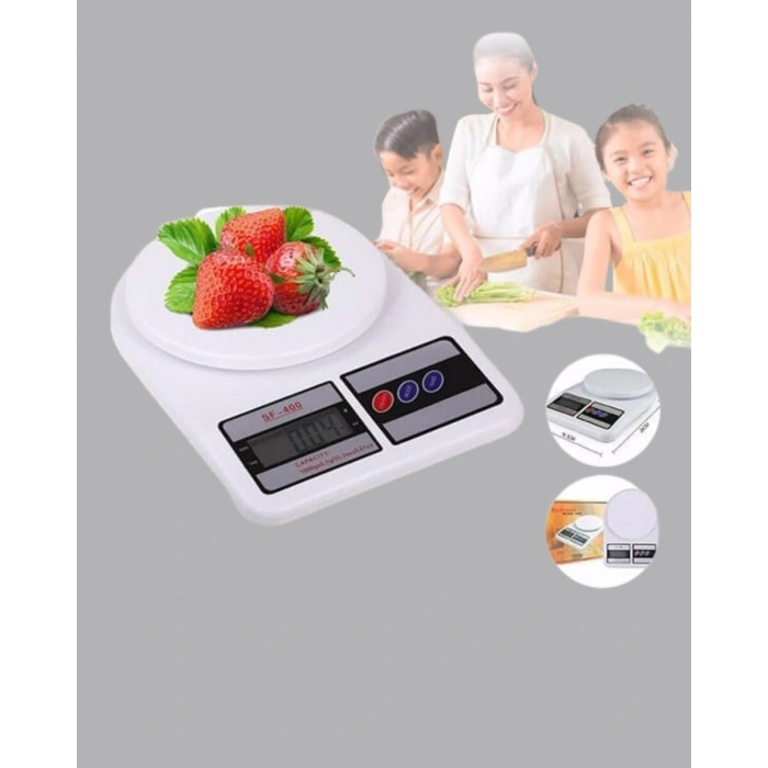 LCD Ekranlı Hassas Dijital Mutfak Terazisi – 5kg Kapasite 1g Hassasiyet