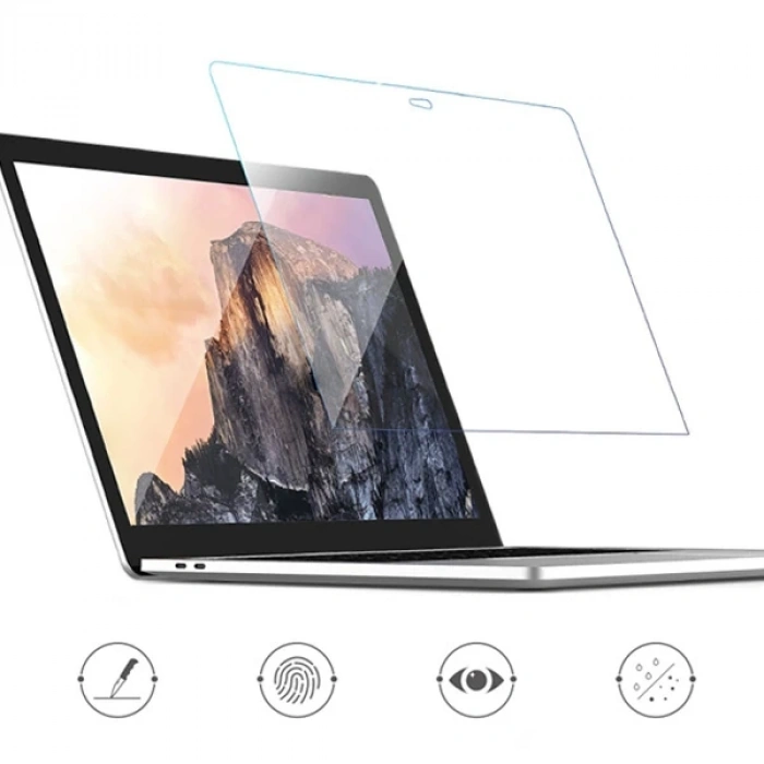 MacBook Pro 13 A2289/A2251 2020 Tempered  Cam Ekran Koruyucu-(5775)