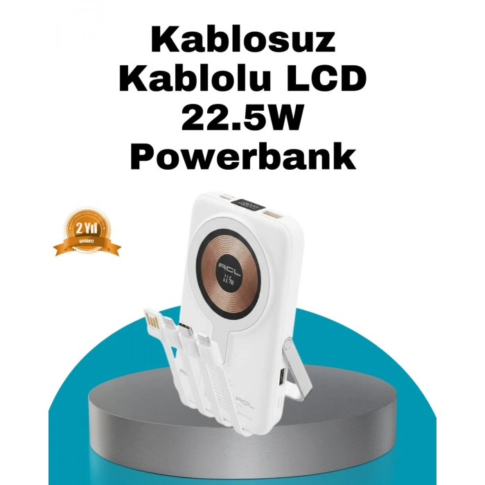 MagSafe Uyumlu Kablosuz Powerbank Hızlı Şarj Özellikli