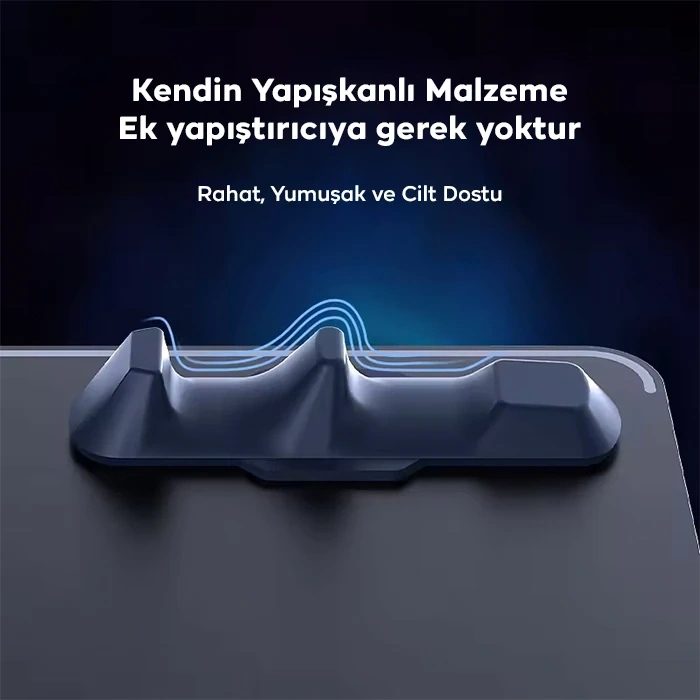 MEMO PB01 2 Adet Tablet İçin Yapışkanlı Silikon Tutma Kolu-(5775)