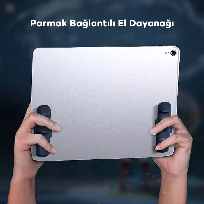 MEMO PB01 2 Adet Tablet İçin Yapışkanlı Silikon Tutma Kolu-(5775)