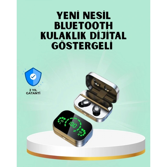 Metal Kasa Bluetooth Kulak İçi Kulaklık – Net Çağrı Güçlü Bağlantı