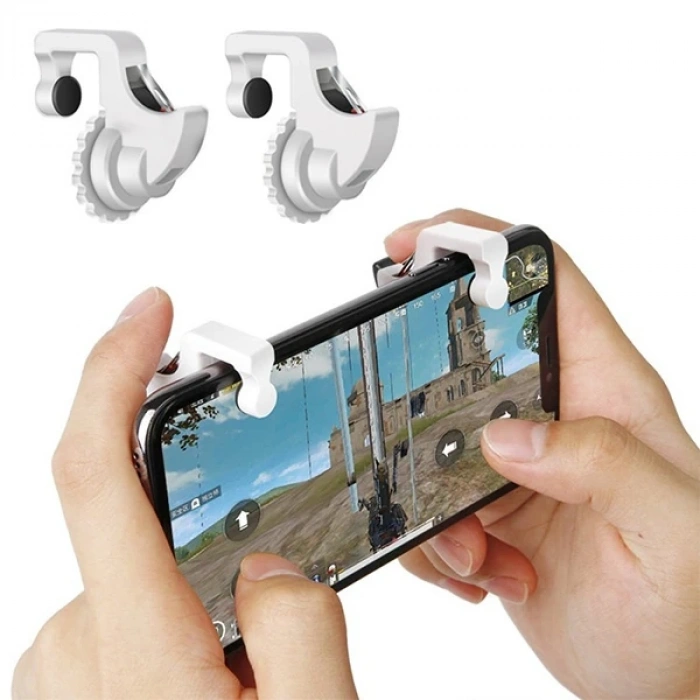 One Pair Profesyonel Joystick Pubg Oyun Ateşleyici Aparat 2 Adet-(5775)