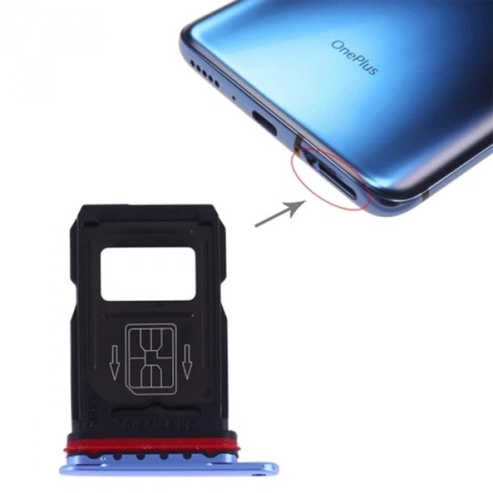 OnePlus 7 Pro Sim Kart Kapağı Tutucu Sim Yuvası-(5775)