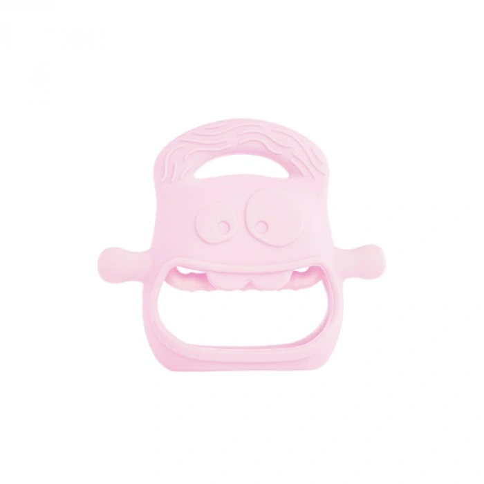 Pembe Bebek Silikon Diş Kaşıyıcı