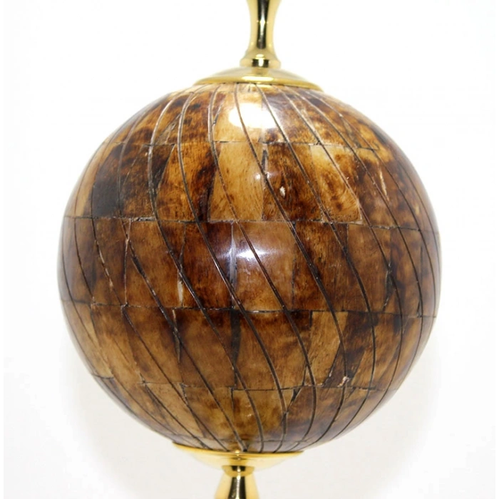 Pirinç Dünya Küre Kemikli