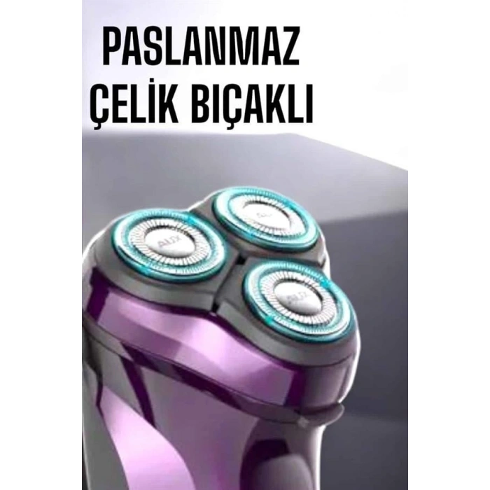 Profesyonel Şarjlı Saç ve Sakal Tıraş Makinesi Hassas Kesim