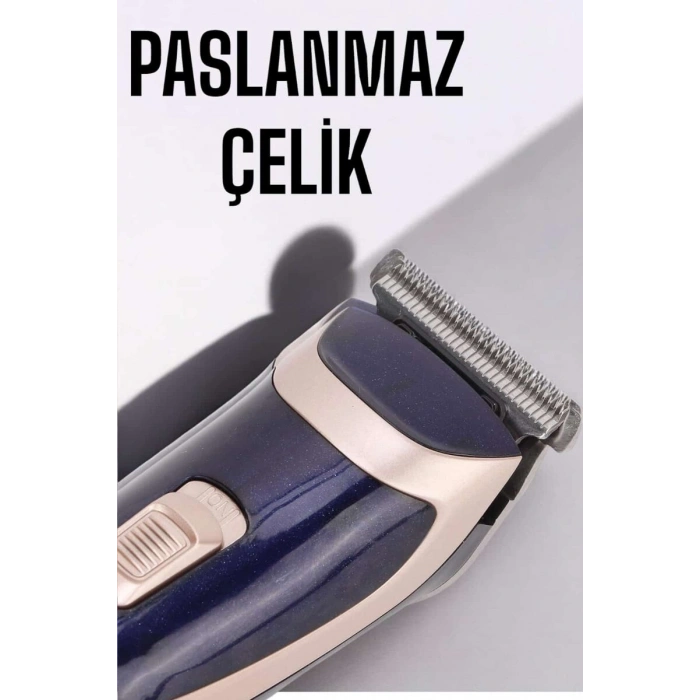 Profesyonel Şarjlı Saç ve Sakal Traş Makinesi Kolay Kullanım