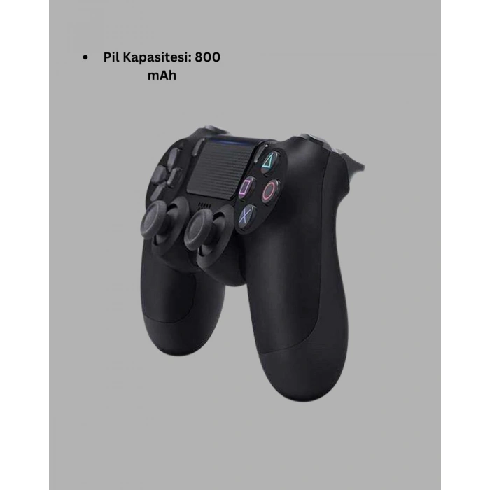 PS4 Uyumlu Kablosuz Oyun Kolu – Gerçekçi Titreşimli Geri Bildirim