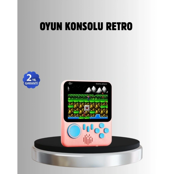 Retro Oyun Konsolu – 3.5 İnç Ekran 666 Klasik Oyun TV Bağlantılı