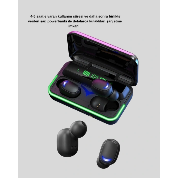 RGB Oyuncu Bluetooth Kulaklık Düşük Gecikmeli Kablosuz 5.1