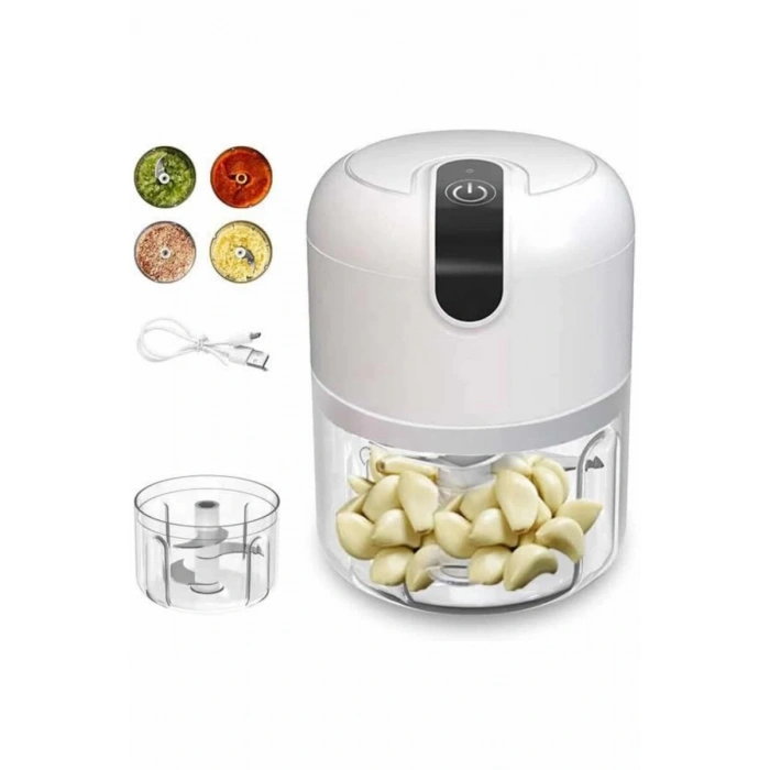 Rondo Doğrayıcı 250 ML Taşınabilir USB Şarjlı Pratik El Rondo Blender