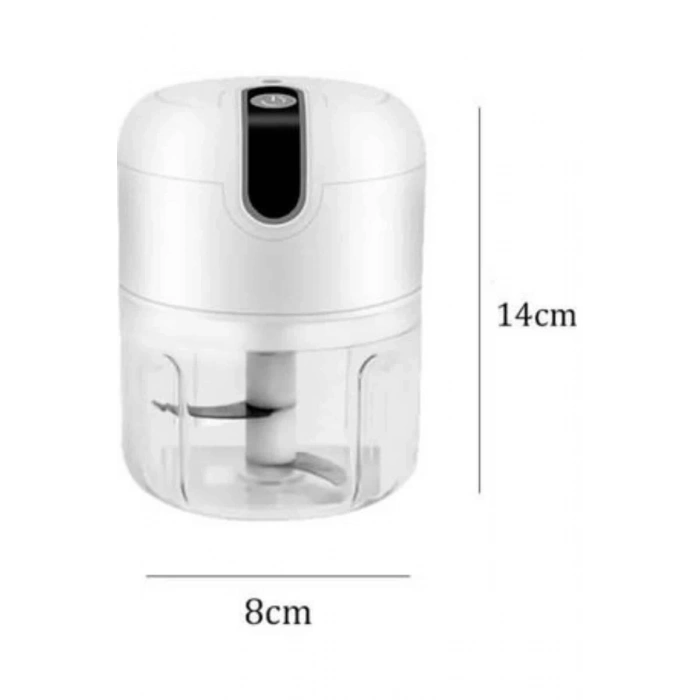 Rondo Doğrayıcı 250 ML Taşınabilir USB Şarjlı Pratik El Rondo Blender