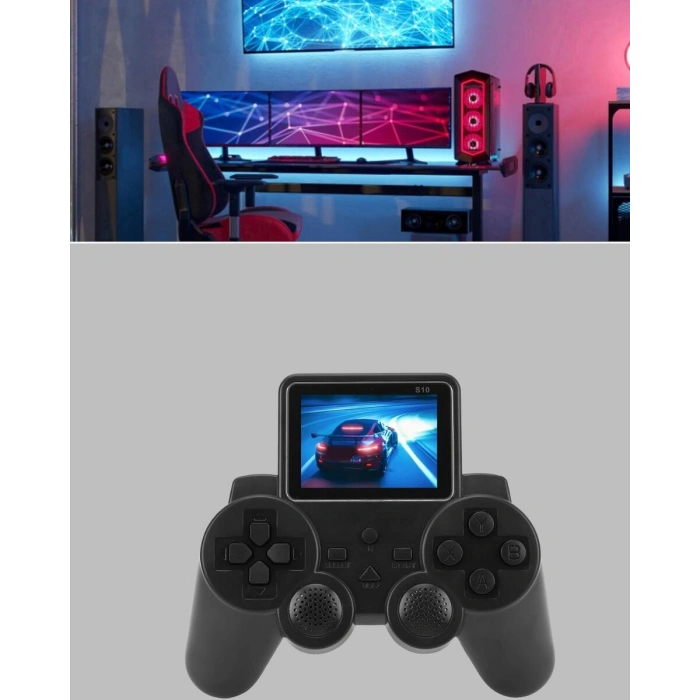 S10 Gamepad HDMI TV Bağlantılı 520 Klasik Retro Oyun 2025 Seri Orijinal