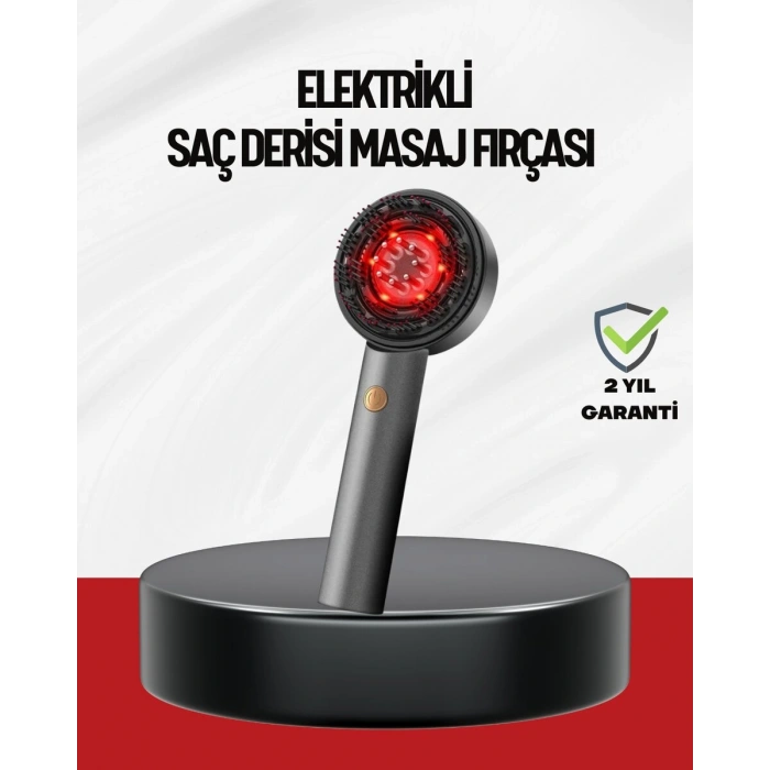 Saç Büyüme Destekleyici Elektrikli Masaj Tarak Yağ Aplikatörlü