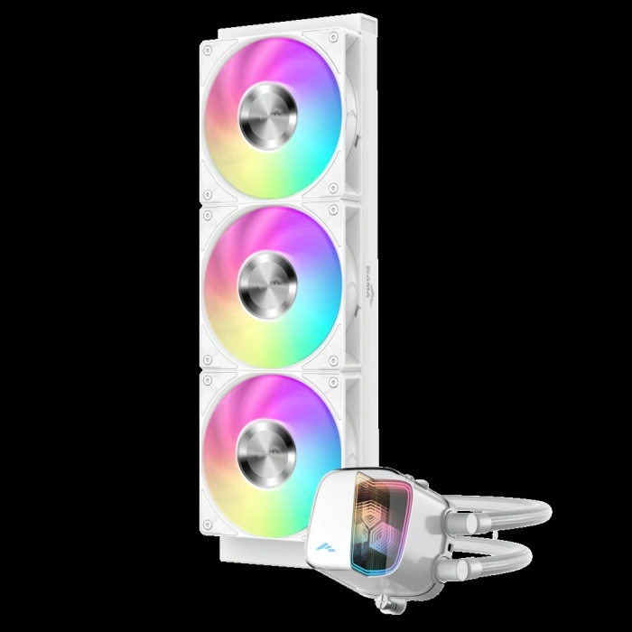 SAMA L70-360WH White 360mm 3x120mm ARGB Fan CPU Sıvı Soğutma(1923)