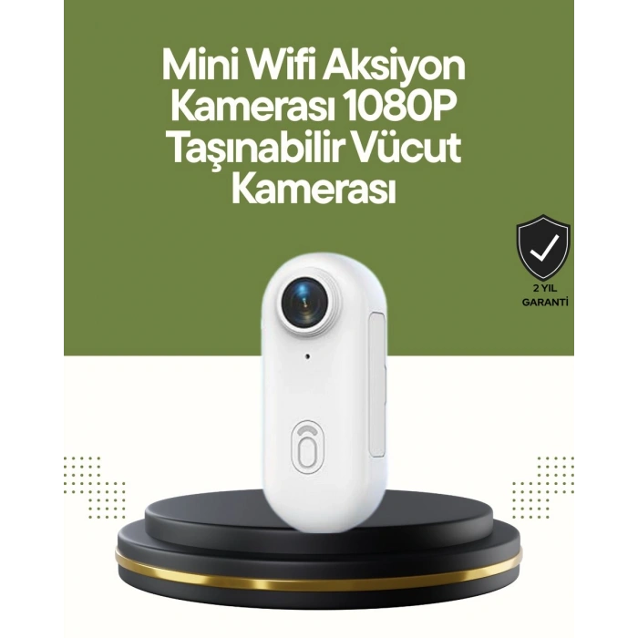 Şarj Edilebilir Uzun Ömürlü Mini Spor Kamera Full HD