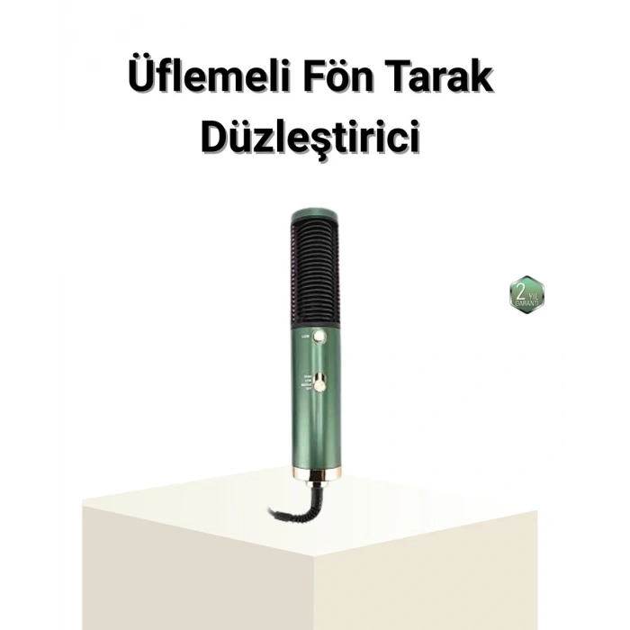 Seramik Plakalı Saç Düzleştirici – 200°C Ayarlanabilir Isı İyon Teknolojisi