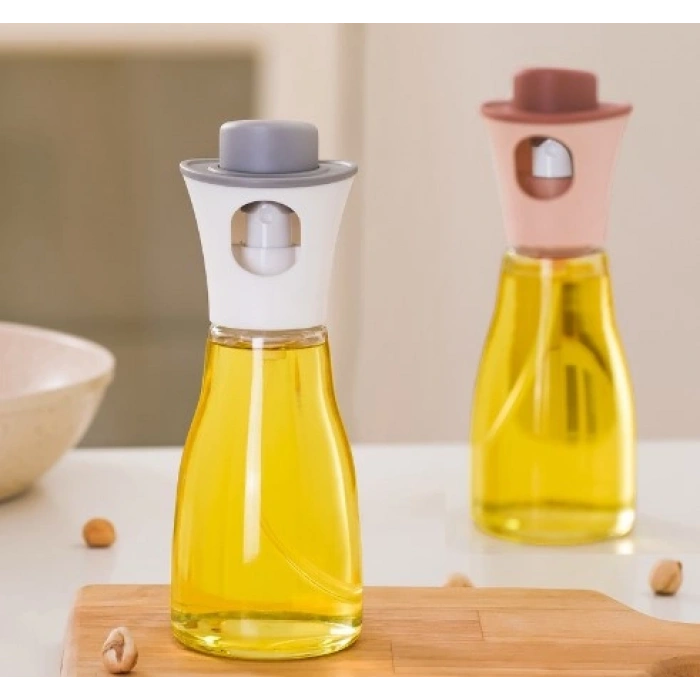 Spreyli Cam Yağ Sirke Şişesi