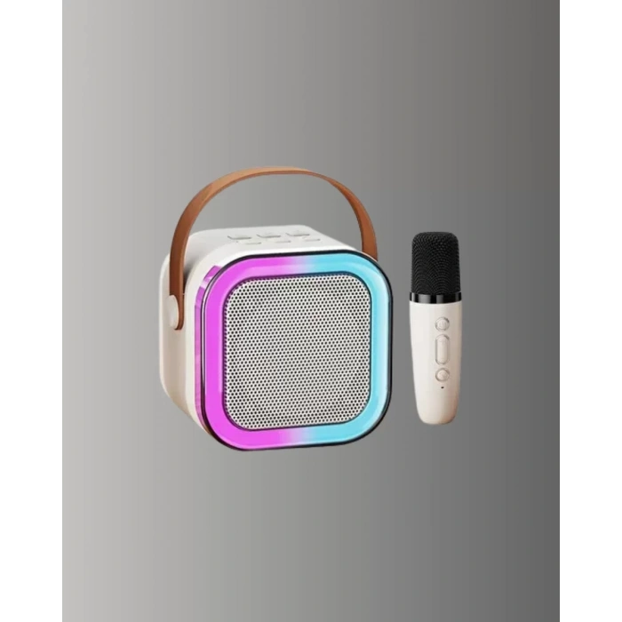 Taşınabilir Karaoke Mikrofon Seti Bluetooth Hoparlörlü Yeni Nesil