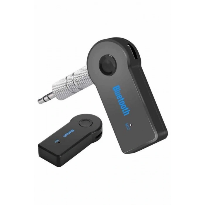 Tüm Cihazlara Uyumlu Bluetooth Aux Araç Kiti Siyah