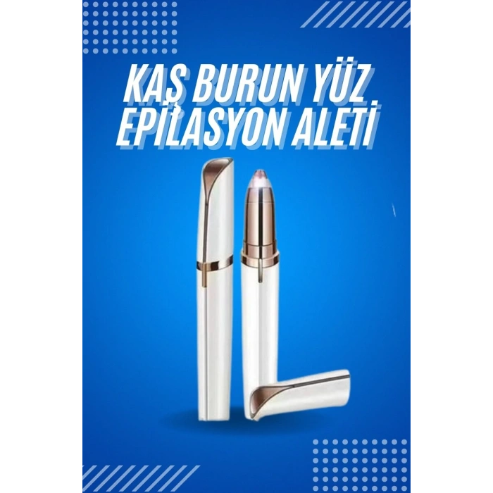Tüy Kıl Alma Kaş Bıyık Unisex Yüz Bakım Epilasyon Aleti Pilli