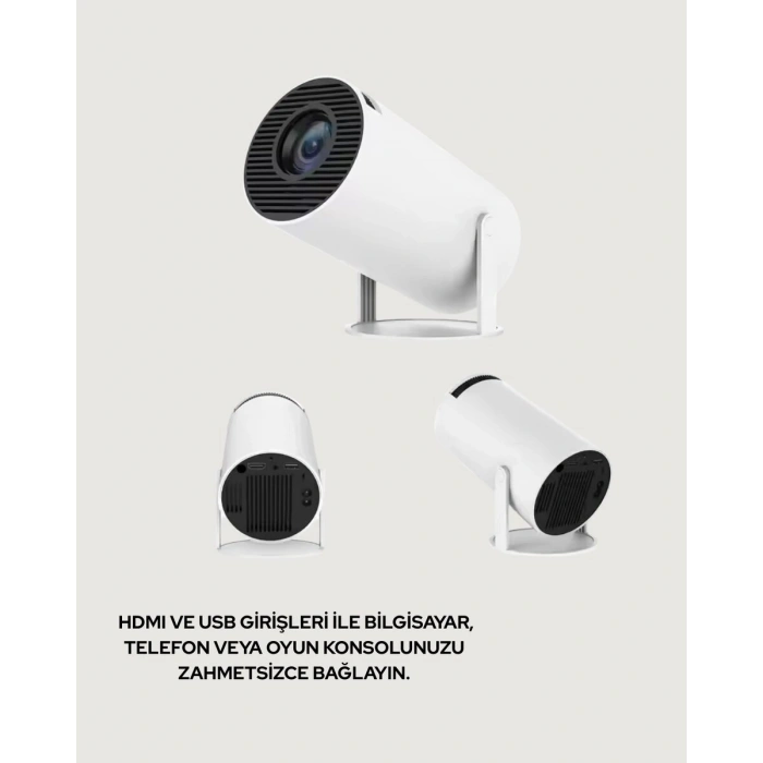 Ultra Pro Full HD ve 4K Destekli 130 İnç Projeksiyon Cihazı