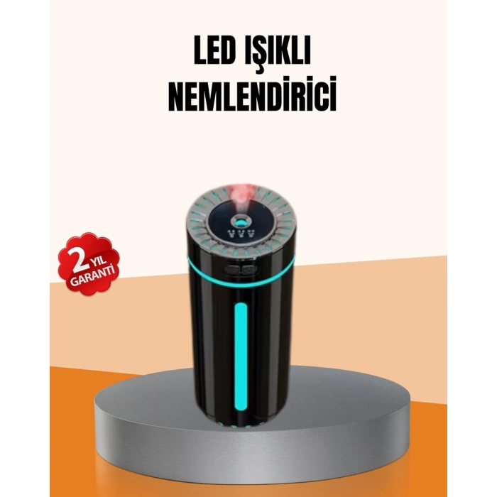Ultrasonik Nemlendirici LED Işıklı Aromaterapi Difüzör Sessiz Çalışma
