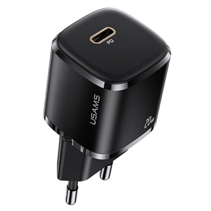 USAMS T36 20W Mini PD Hızlı Şarj Aleti 20W USB-C Güç Adaptörü-(5775)