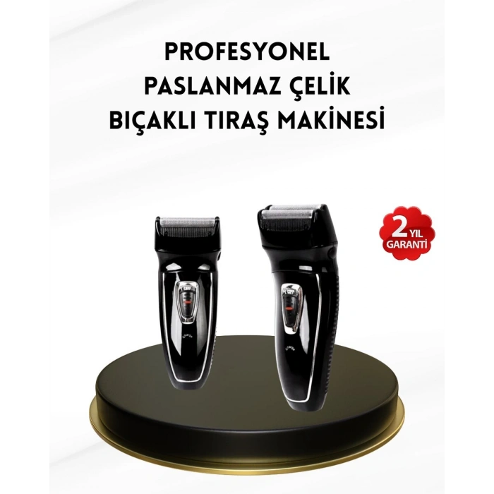 Uzun Pil Ömürlü Şarjlı Tıraş Makinesi – Hızlı Şarj Ergonomik Tasarım Çok Yönlü Kullanım