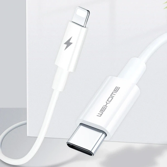 Wekome TYPE-C TO iPhone PD 20W Hızlı Şarj Kablosu 1.2M-(5775)